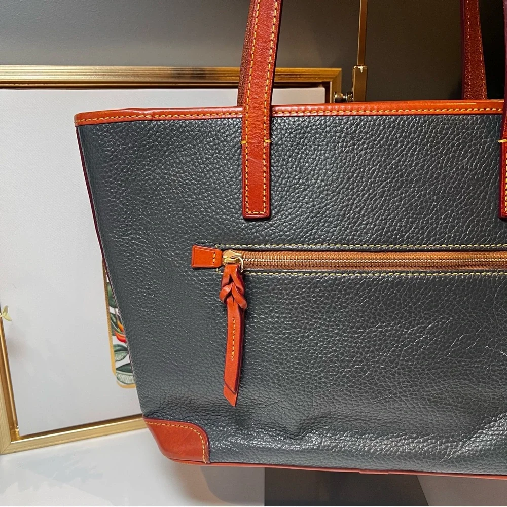 Dooney & Bourke Pebble Grain Small Charleston Shopper Tote - Picture 5 of 16